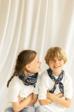 Apaches Collections Foulard Manika Bird Céleste - Outlet