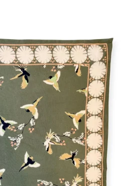 Apaches Collections Foulard Manika Cerisier Eucalyptus - Sale