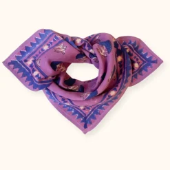Apaches Collections Foulard Manika Florets Fushia - Discount