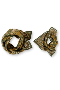 Apaches Collections Foulard Manika Ours Kaki - Outlet