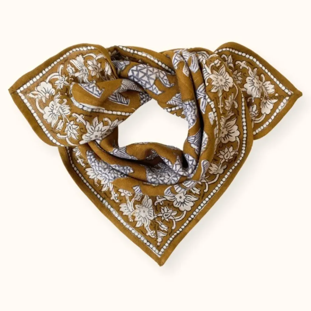 Apaches Collections Foulard Manika Ours Tapenade - Hot