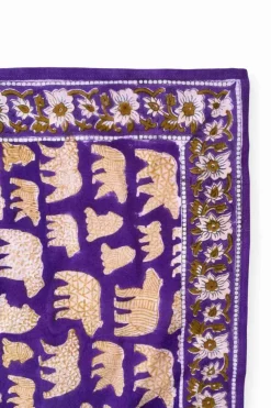 Apaches Collections Foulard Manika Ours Violet - Hot