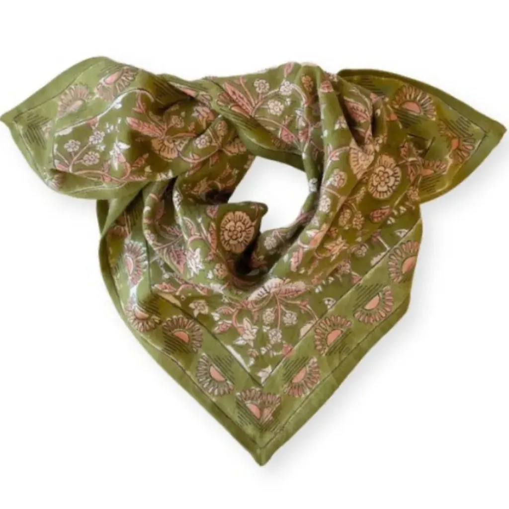 Apaches Collections Foulard Manika Soleil Tilleul - Outlet