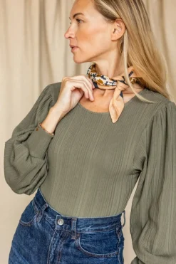 Apaches Collections Foulard Manika Tulipe Macadamia - Outlet