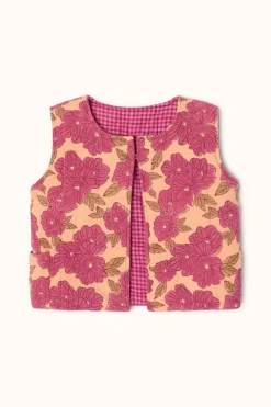 Apaches Collections Gilet Sakaru Khadi Fuchsia - New