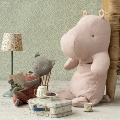 Maileg Grand Doudou Hippo Rose Clair - Outlet