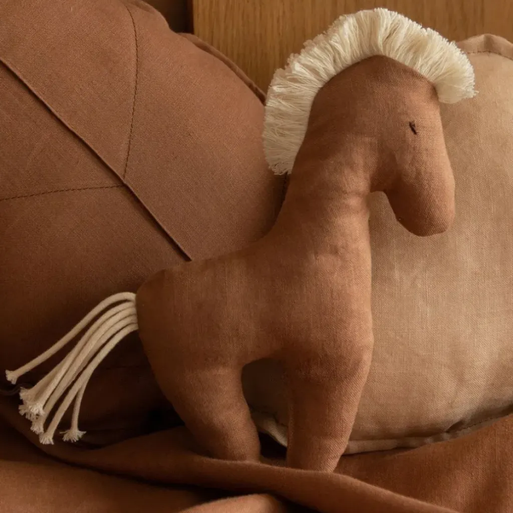 nobodinoz Hochet Cheval Noisette - Clearance