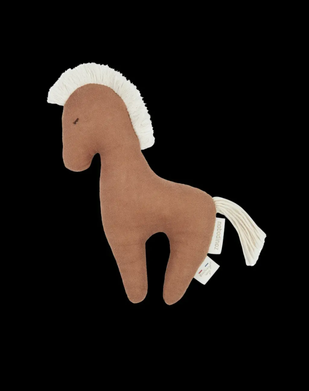 nobodinoz Hochet Cheval Noisette - Clearance