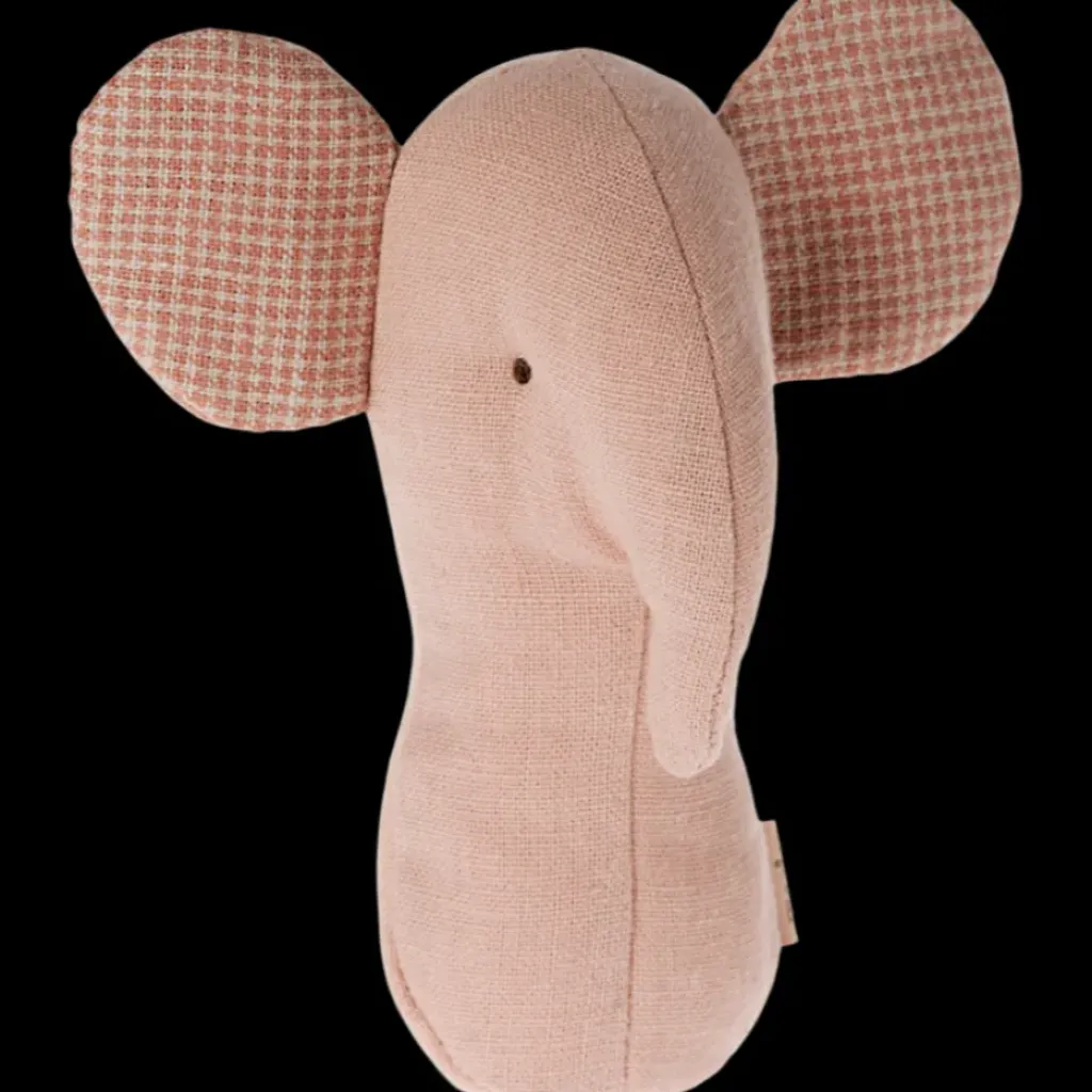 Maileg Hochet Éléphant Rose - Outlet