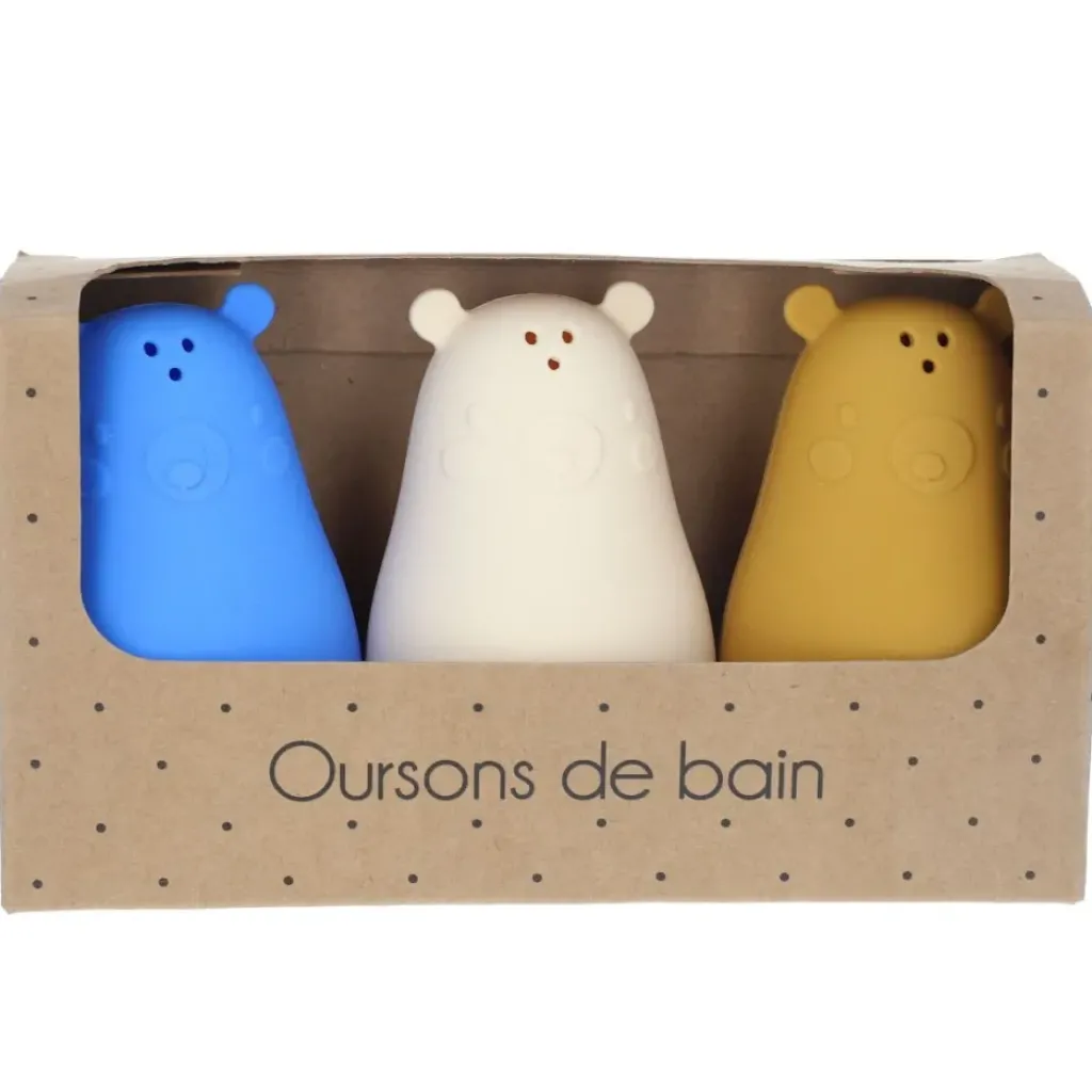 Petit Toi Jeu de Bain Oursons en Silicone - Discount