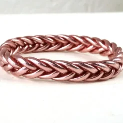 Chérie Sheriff Jonc Bouddhiste Tressé Rose Gold - Sale