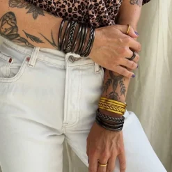 Chérie Sheriff Jonc Epais Bouddhiste Réglisse - Discount