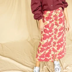 Apaches Collections Jupe Gotama Bloom Macadamia - New