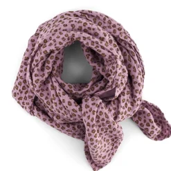 Rose In April Lange Bianca Léopard Mauve - Hot