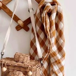 Rose In April Lange Bianca Vichy Caramel - Fashion