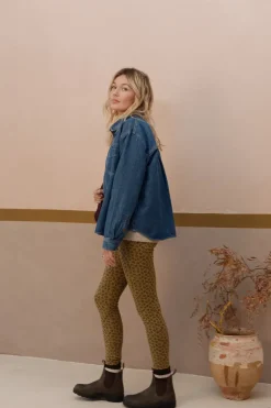 Marlot Paris Legging Mika Leopard Bronze - Clearance