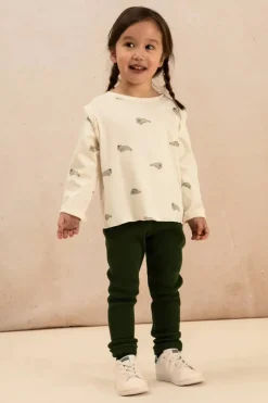 Studio Bohème Leggings Rom Pom Vert Forêt - Best