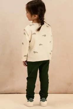 Studio Bohème Leggings Rom Pom Vert Forêt - Best