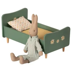 Maileg Lit en Bois Vert - Discount