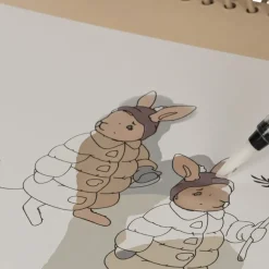 Konges Slojd Livre Magique à l'Eau Christmas Red - Konges Sløjd Hot