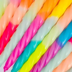 Pink Stories Lot de 2 Bougies Torsadés Rainbow Chichi - New