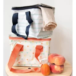 Petit Toi Lunch Bag Rayures Bleu - Hot