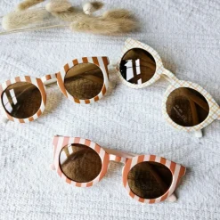 Rammelaartje Lunettes de Soleil Carreaux Beige - Hot