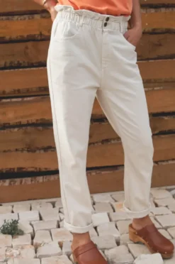 Marlot Paris Pantalon Hélia Vanille - Clearance