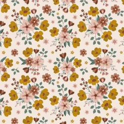 Lilipinso Papier Peint Capucine Bouquet Rose - Discount