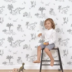 Lilipinso Papier Peint Dinosaures - Discount