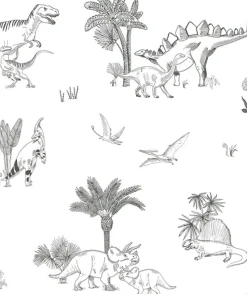 Lilipinso Papier Peint Dinosaures - Discount