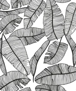 Lilipinso Papier Peint Feuilles Tropicales - Sale