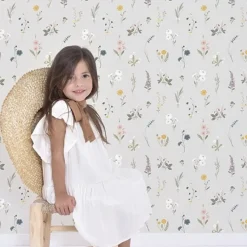 Lilipinso Papier Peint Fleurs des Champs - New