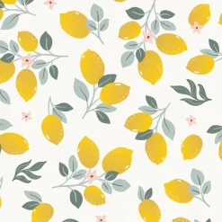 Lilipinso Papier Peint Louise Citrons Jaunes - Outlet