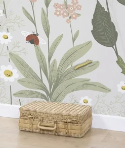 Lilipinso Papier Peint Panoramique Floral Peacok - New