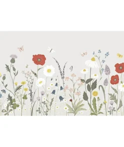 Lilipinso Papier Peint Panoramique Floral Peacok - New