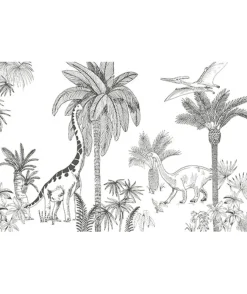 Lilipinso Papier Peint Panoramique Dinosaures - Discount