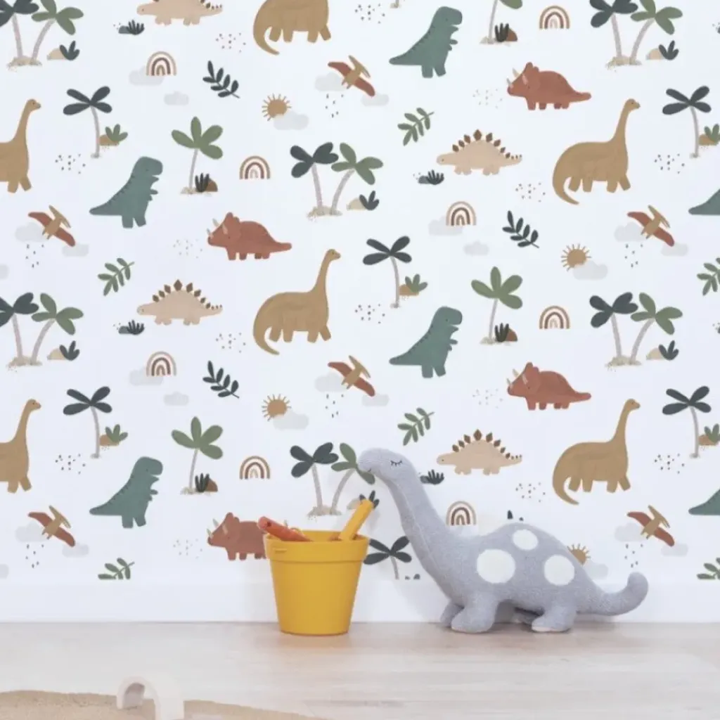 Lilipinso Papier Peint Sunny Dinosaures - Discount