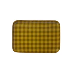 Bonheur du Jour Plateau Tiny Vichy Olive - Fashion