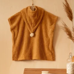 nobodinoz Poncho de Bain Caramel - Sale