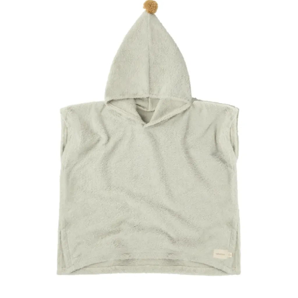nobodinoz Poncho de Bain Sage Green - Sale