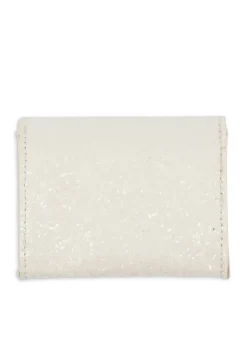 Konges Slojd Porte Monnaie Lettre d'Amour Paillettes Crème - Hot