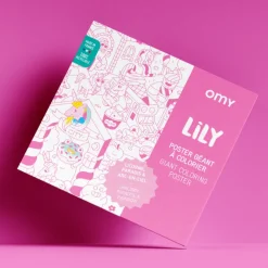 OMY Poster Géant à Colorier Lily - Best