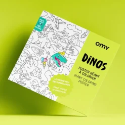 omy Poster Géant Dino à Colorier - New