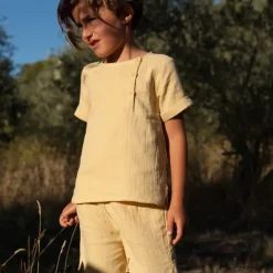 Marlot Paris Pyjama Marceau Jaune Pastel - Outlet