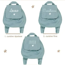 Oh la la Paris Sac à Dos Lin Menthe - Clearance