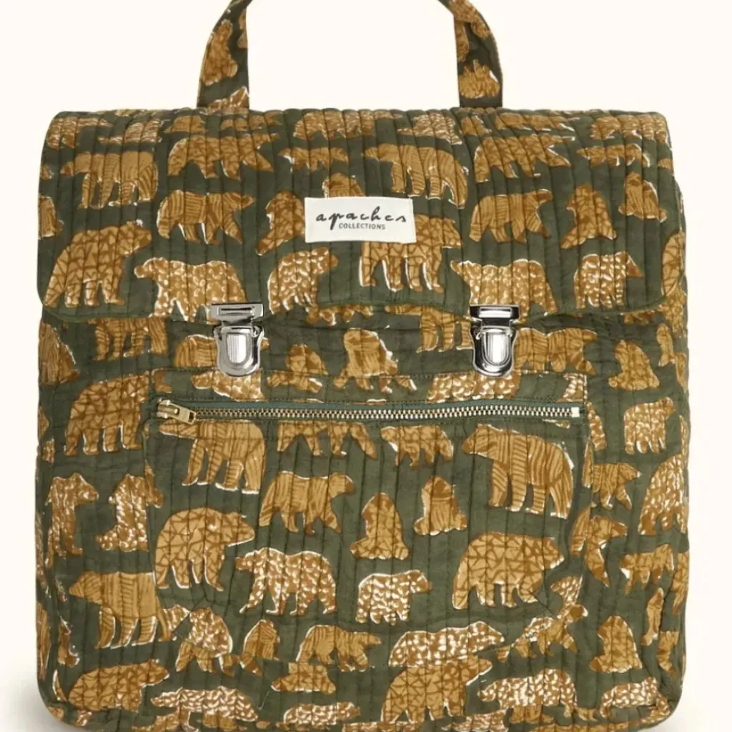 Apaches Collections Sac à Dos Luji Ours Kaki - Clearance