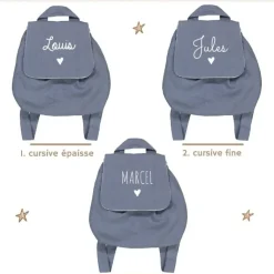 Oh la la Paris Sac à Dos Personnalisable Bleu grisé Best