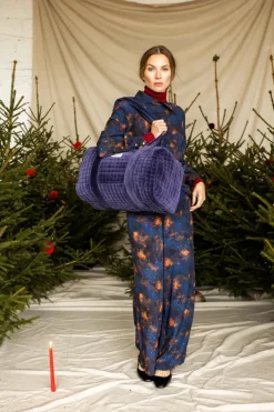 Apaches Collections Sac Buddha Velours Éclipse - Discount