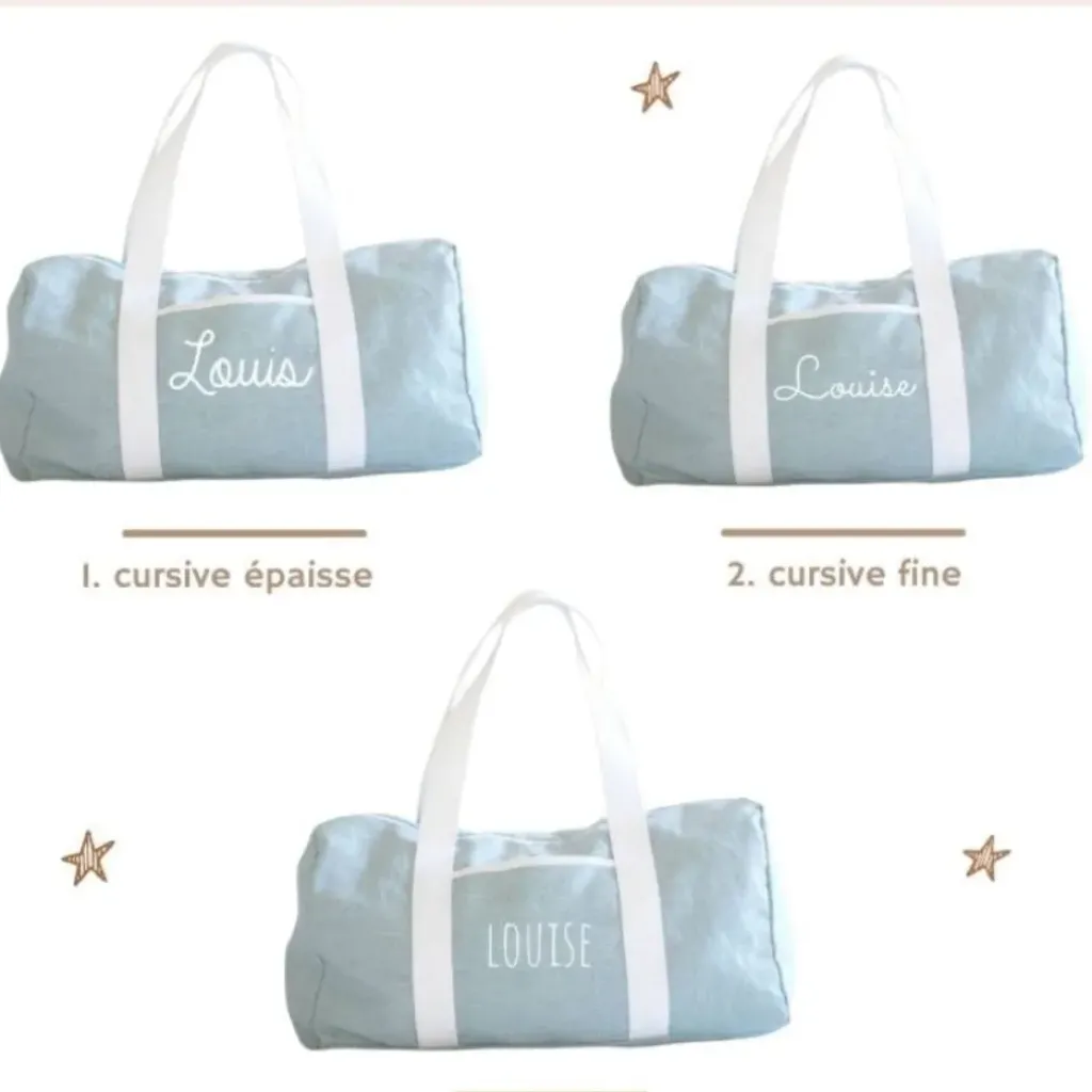 Oh la la Paris Sac Week-end Personnalisable Menthe - Hot